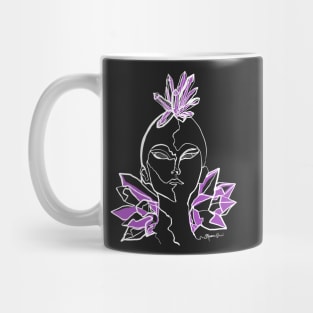 Single Line - Crystaline (White) Mug